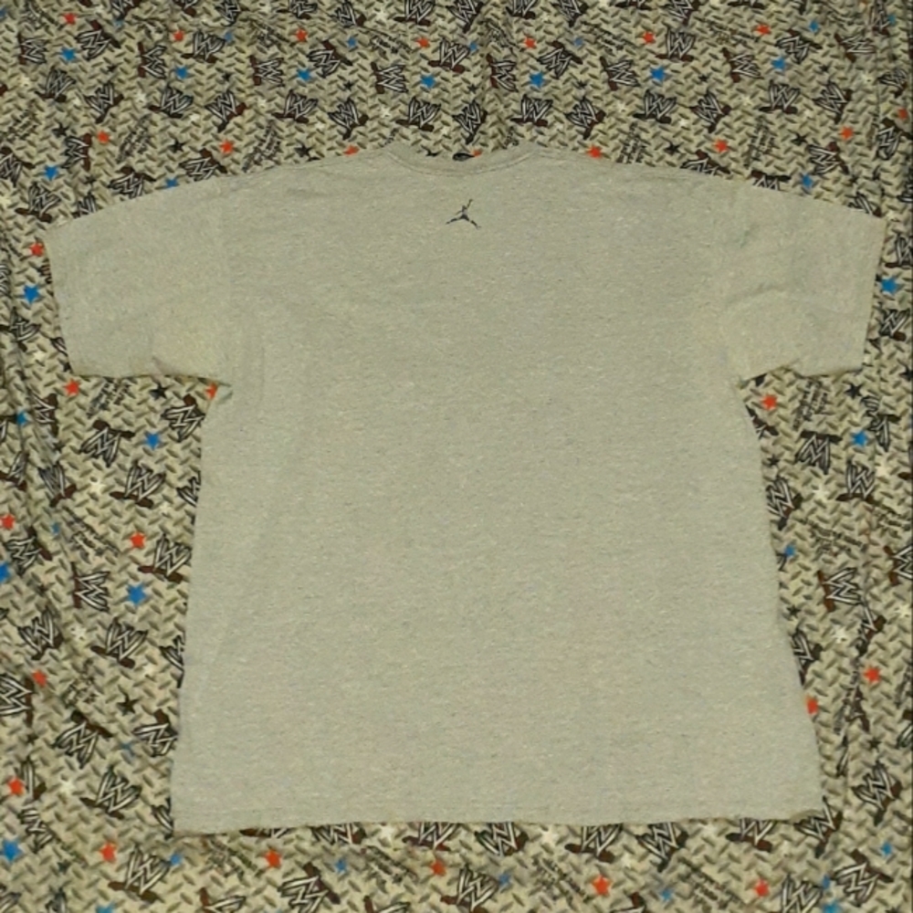 2001 Nike Air Jordan I 1 Wings Co.Jp Tokyo Japan Silver Shirt Vintage Tee View 2